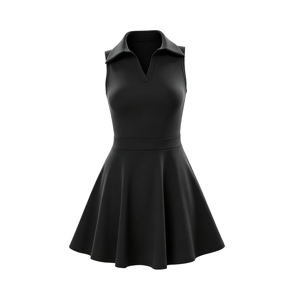 Essential Polo Tennis Dress for women black