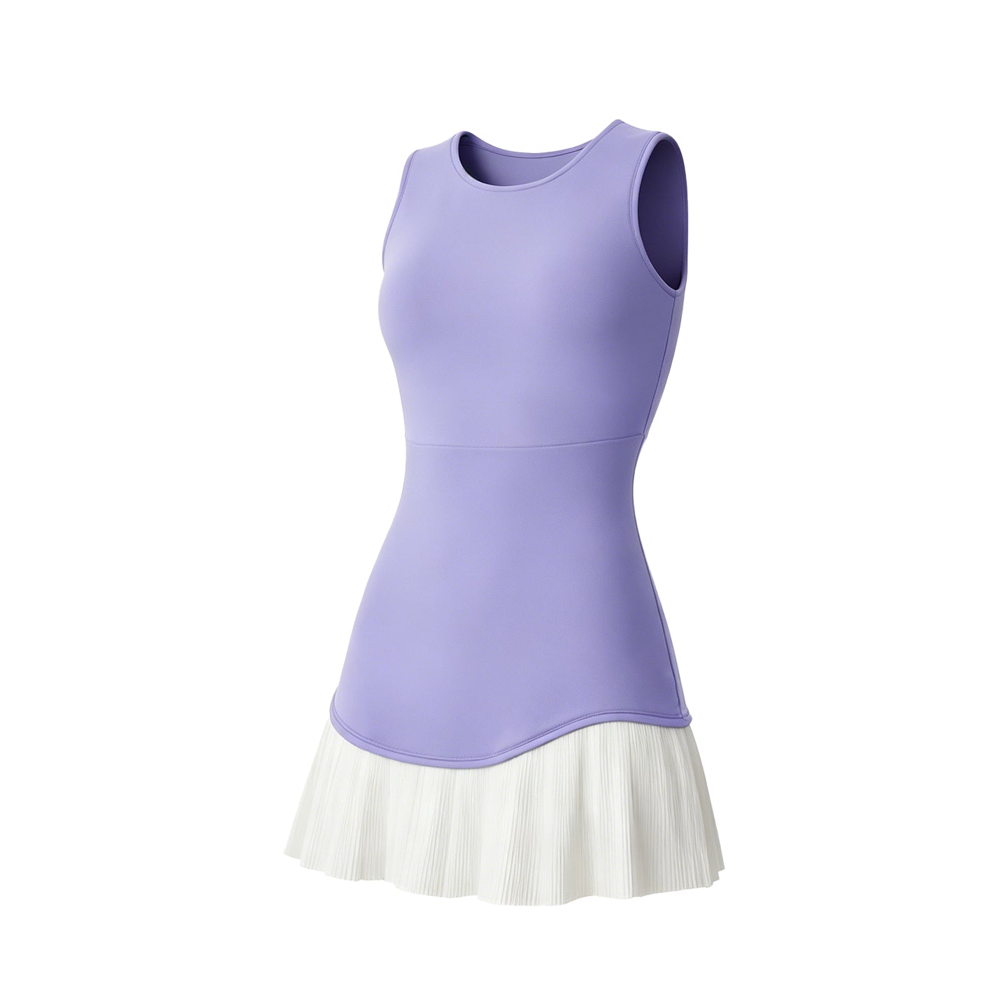 Sculpt Cut-Out Pleated Tennis Dress for women Glacier Blue